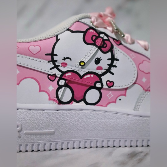 Hello Kitty Custom AF1’s ✨🎀 - Picture 3 of 8